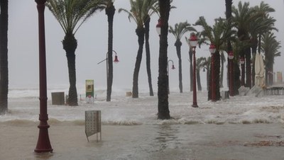 Y GLORIA llegó al Mediterráneo